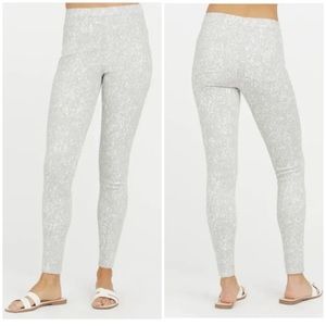 Spanx Ankle Jeanish Leggings In Speckled Grey Size S
